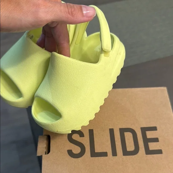 Adidas Yellow and Green Sandals Slip-On Comfort Adidas Adilette Comfort Men main image 4